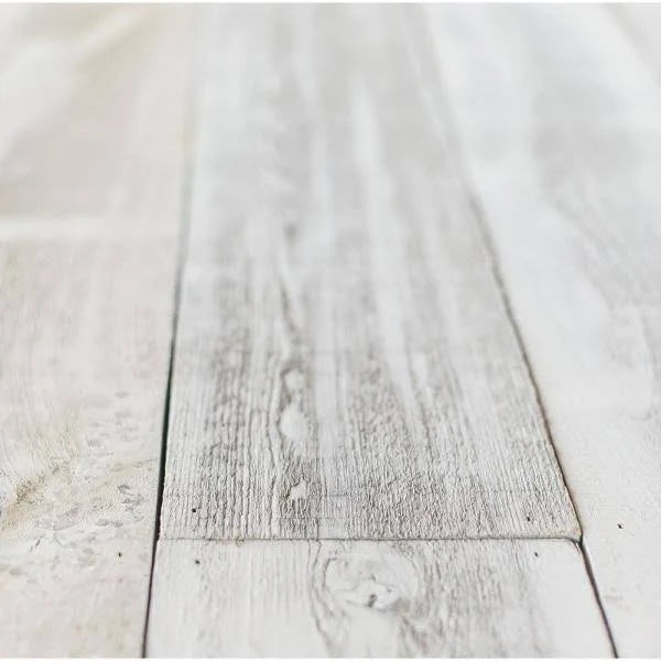 1 in. x 4 in. x 6 ft. Barn Wood Pine Board White Wash (6 per Box) P138