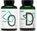 Omega 3 Fish Oil and Vitamin D3 Supplement Bundle Capsules D858127
