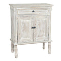 White Wood Accent Cabinet S73759