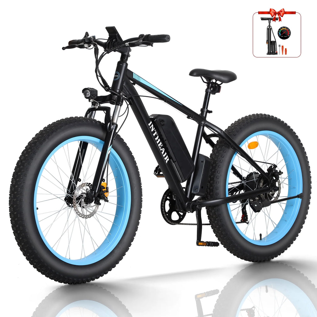 Electric Bike 26 4 Fat Tire 500W 48V 13Ah 7-Speed B214078