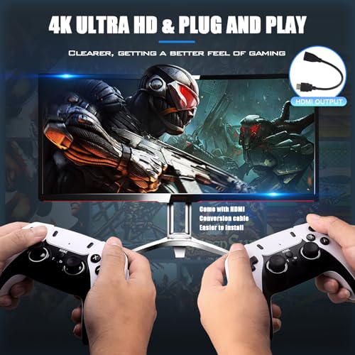 30,000+ Games Built in Wireless Retro Game Console with Dual 2.4g Wireless Controllers Y994