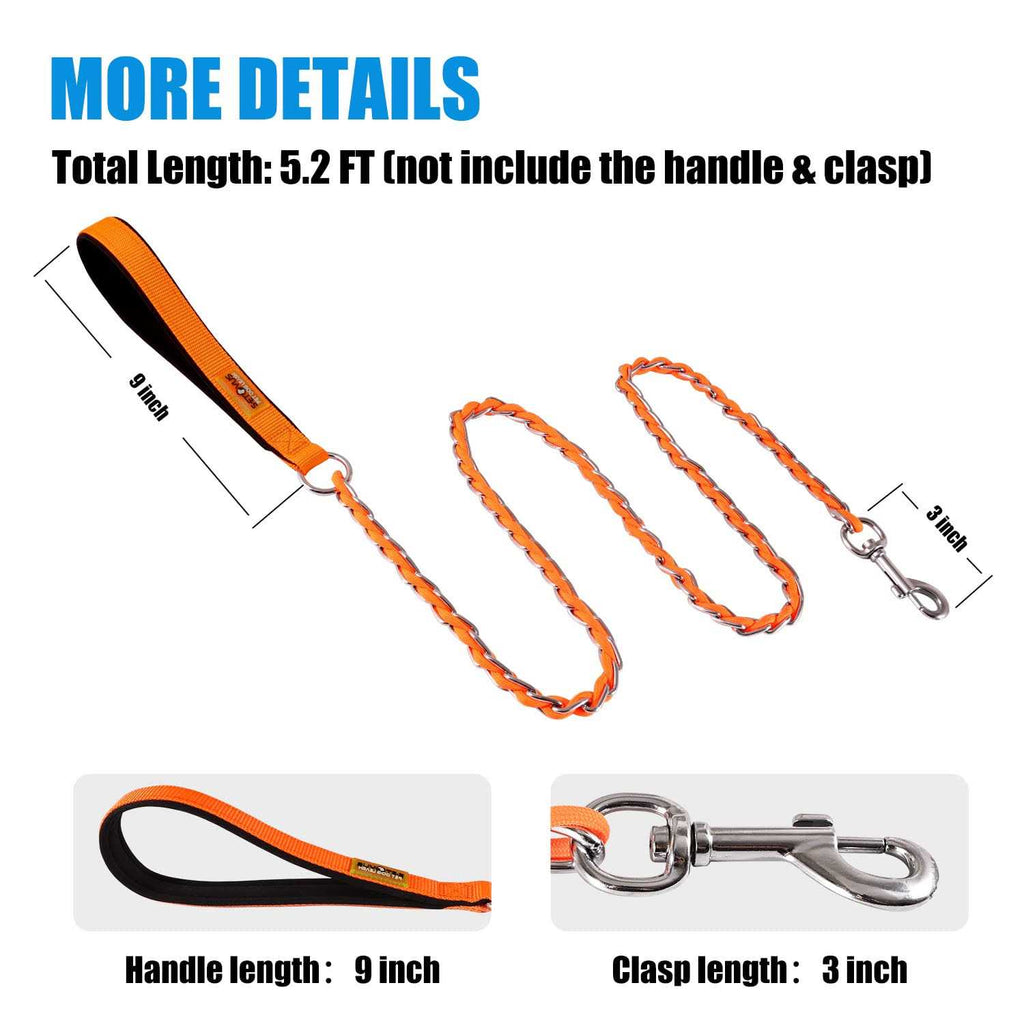 Chew Proof Metal Chain Dog Leash Y877664