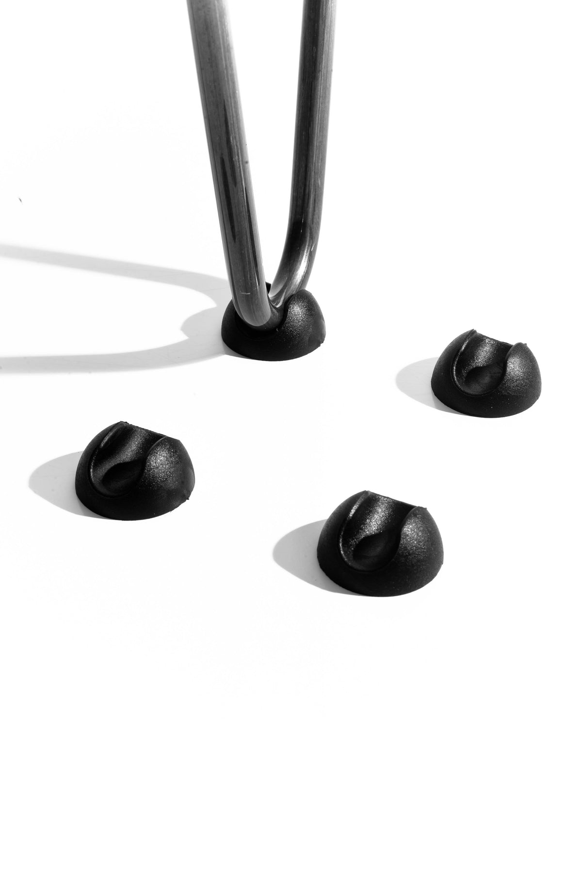 Hairpin Legs Set of 4, Raw Steel Q43407