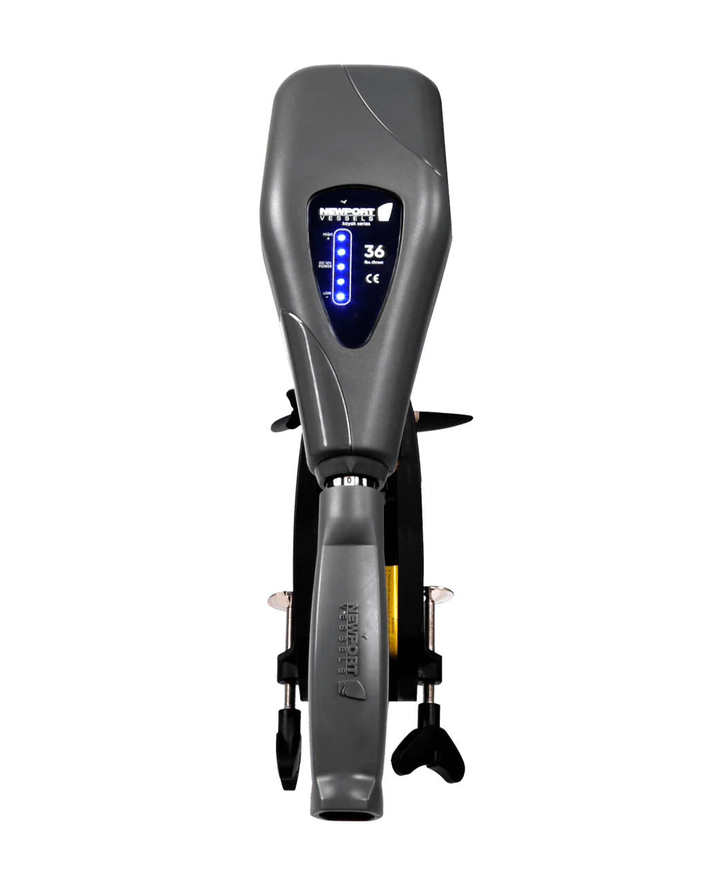 36 Lb. Thrust Saltwater Transom Mounted Electric Kayak Trolling Motor with 24 In. Shaft Y1165