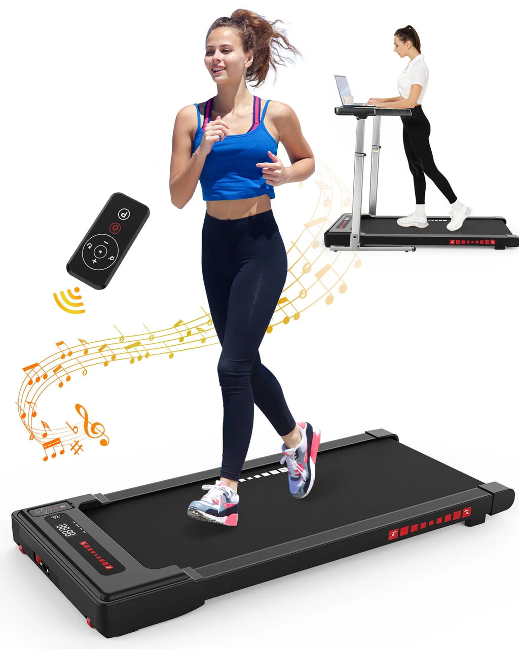 2.5HP Under Desk Electric Treadmill Y47196