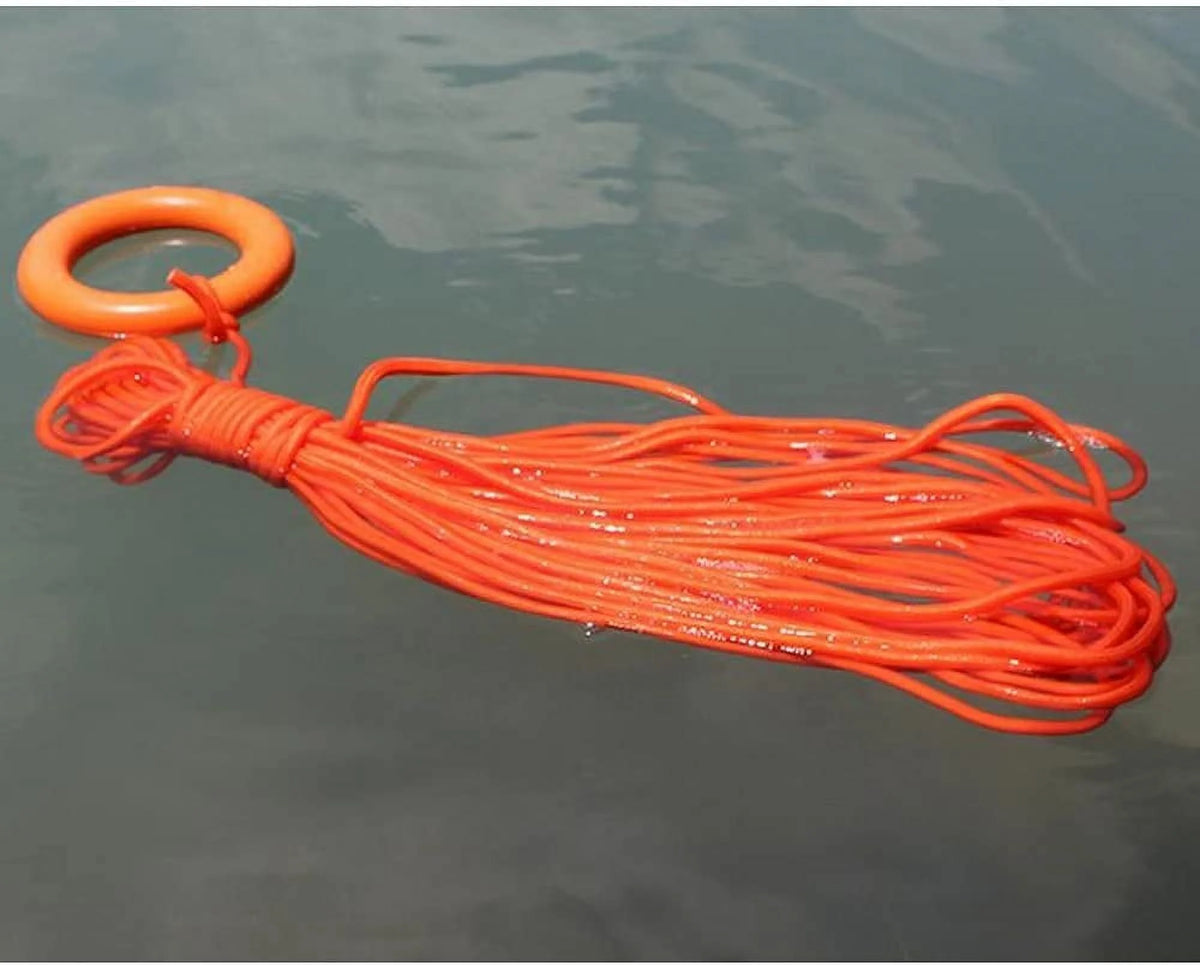 98.4FT Floating Throwing Rope Rescue Lifeline with Hand Ring X922