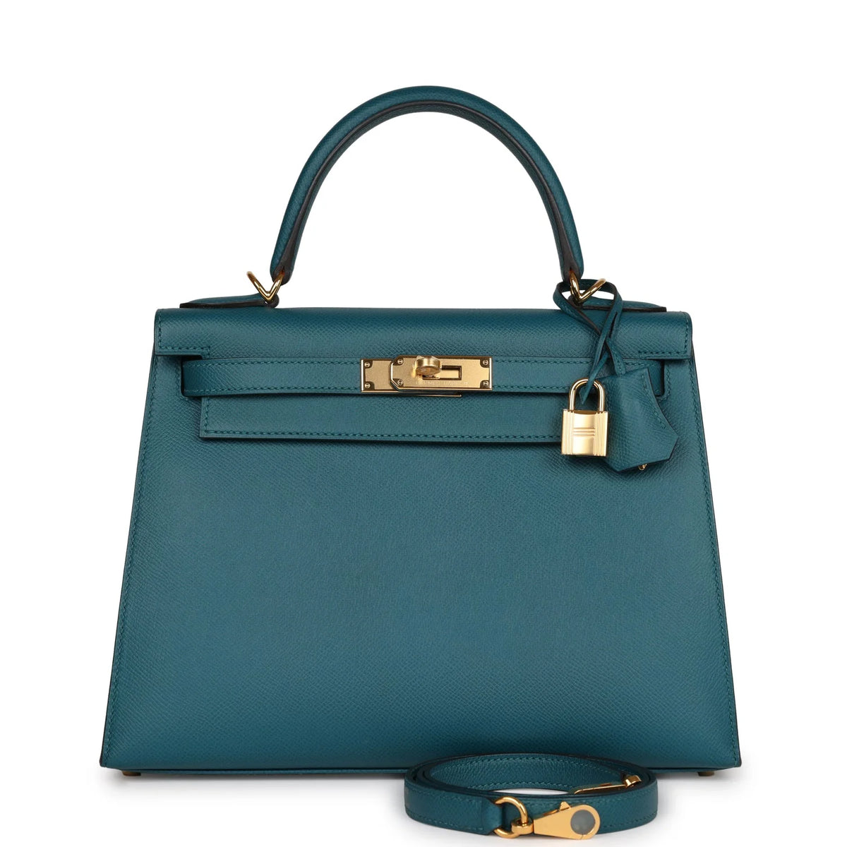 Vert Bosphore Epsom Leather Handbag T5323