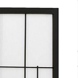 Black 3 Panel Shoji Screen E175972