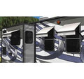 Black Solid 9FT Standard Window Awning Roller Z611524