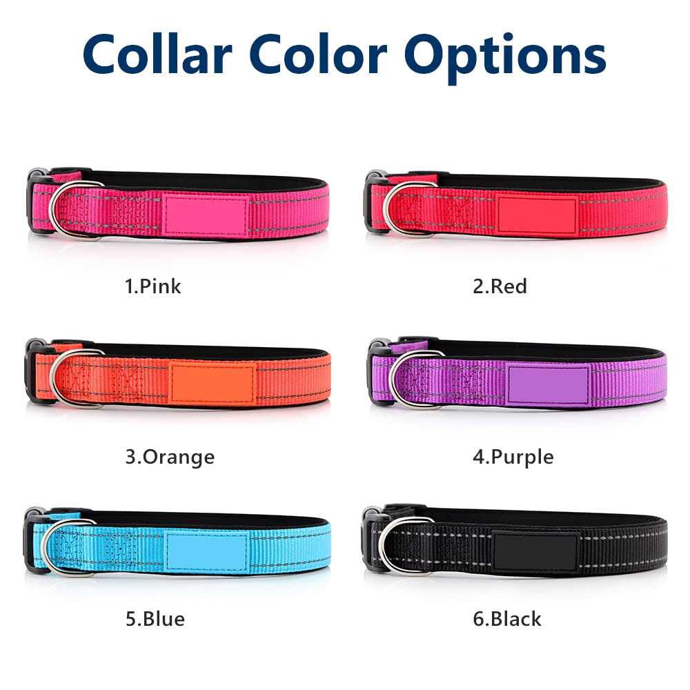 Reflective Nylon Dog Collar P7422