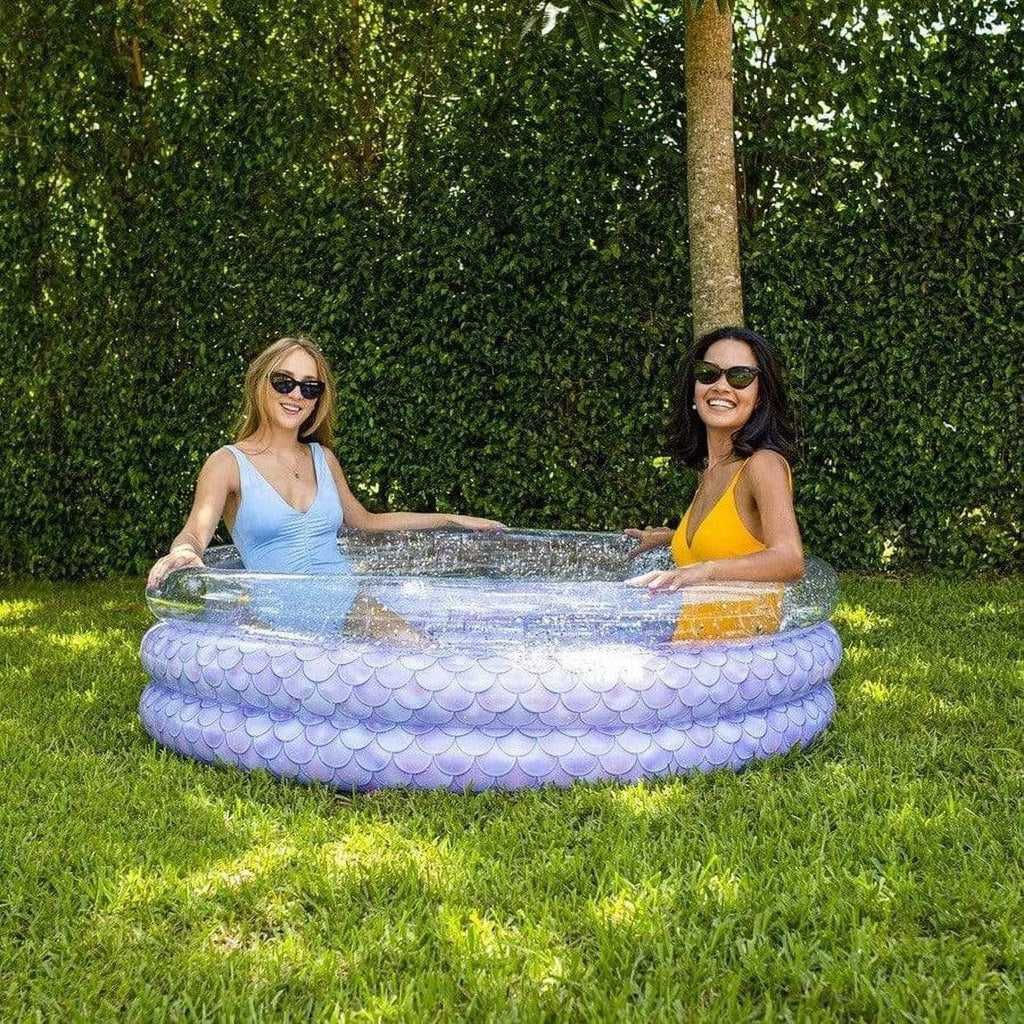 Inflatable Purple Mermaid Glitter Pool Y853