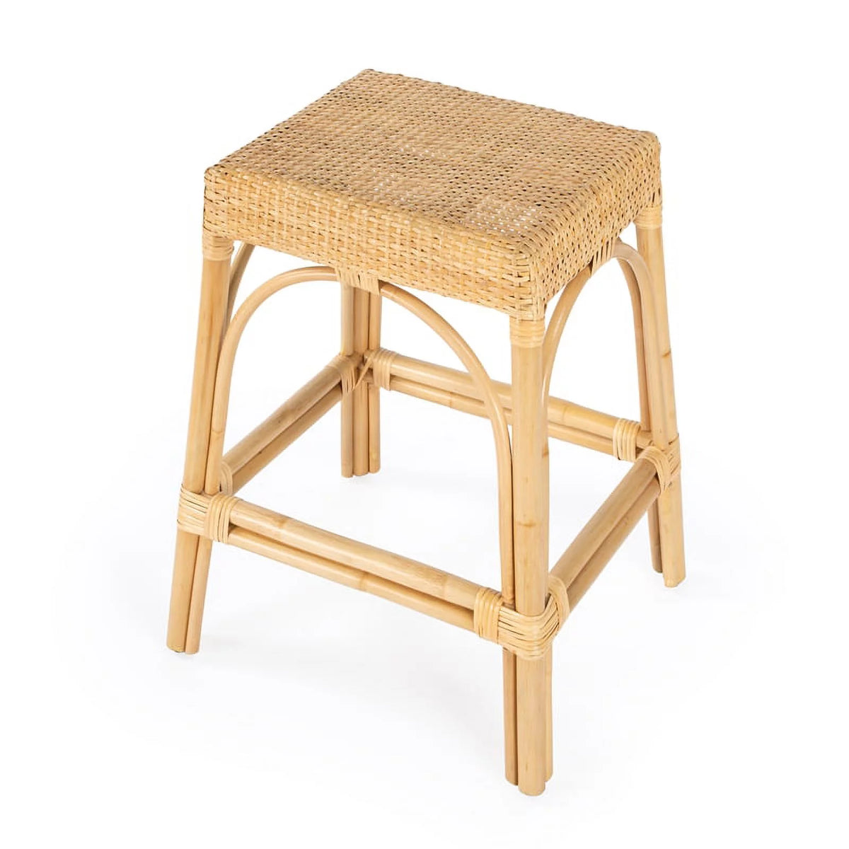 Natural Rattan Counter Stool I9377