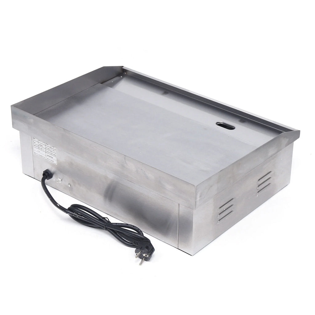 3000W 22'' Commercial Electric Griddle Flat Top Grill Stove Stainless Steel E1262