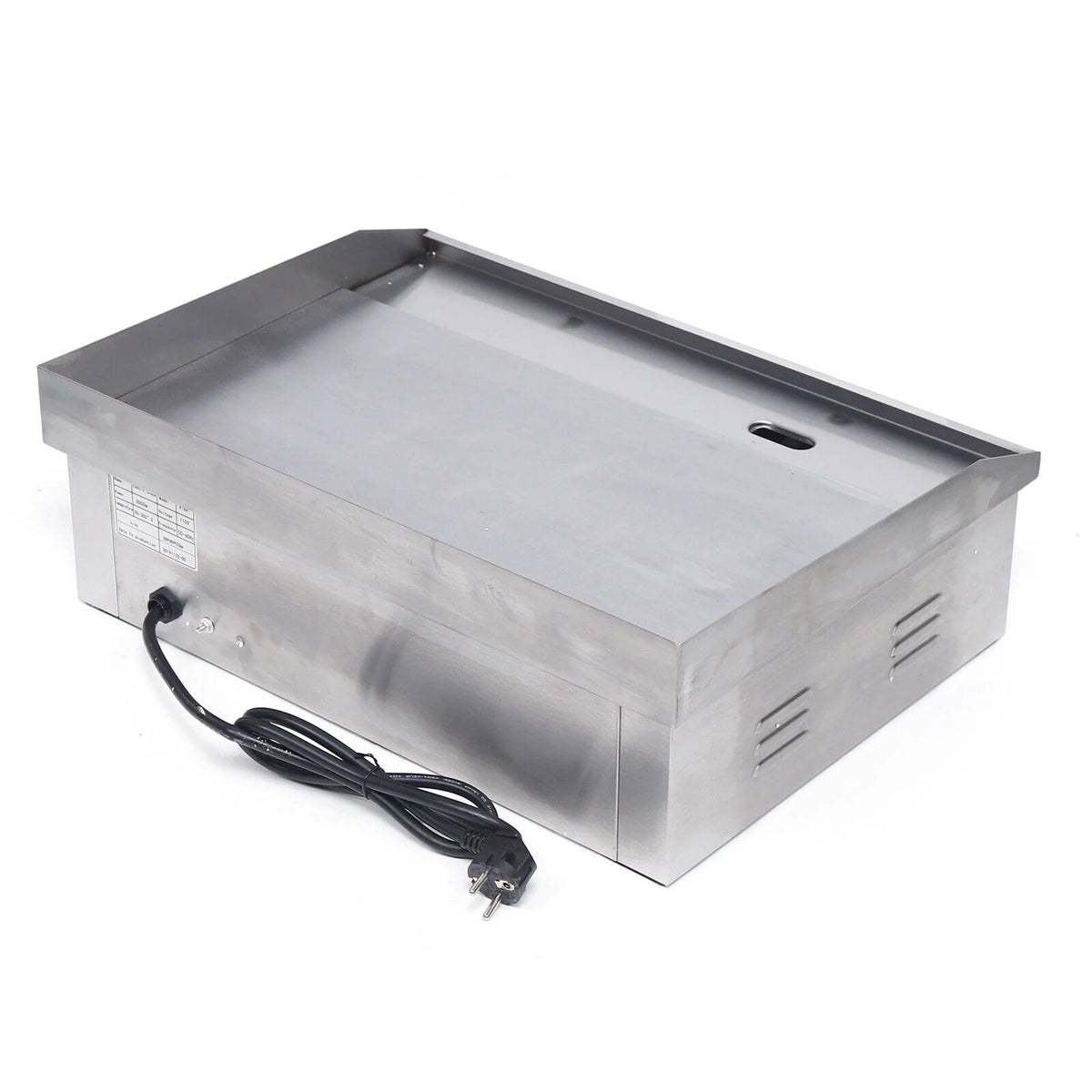 3000W 22'' Commercial Electric Griddle Flat Top Grill Stove Stainless Steel E1262