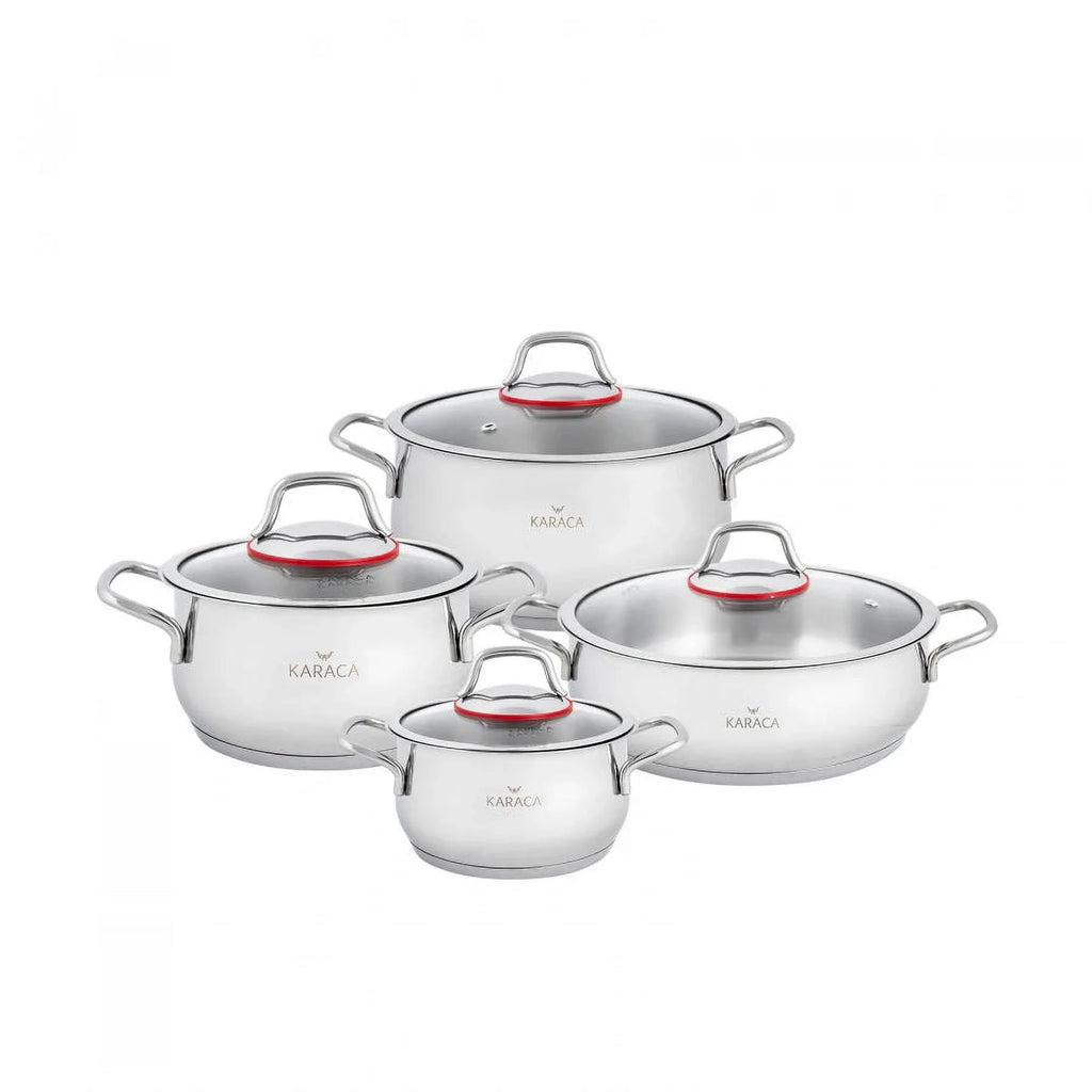 Stainless Steel 8 Pieces Cookware Set K26787
