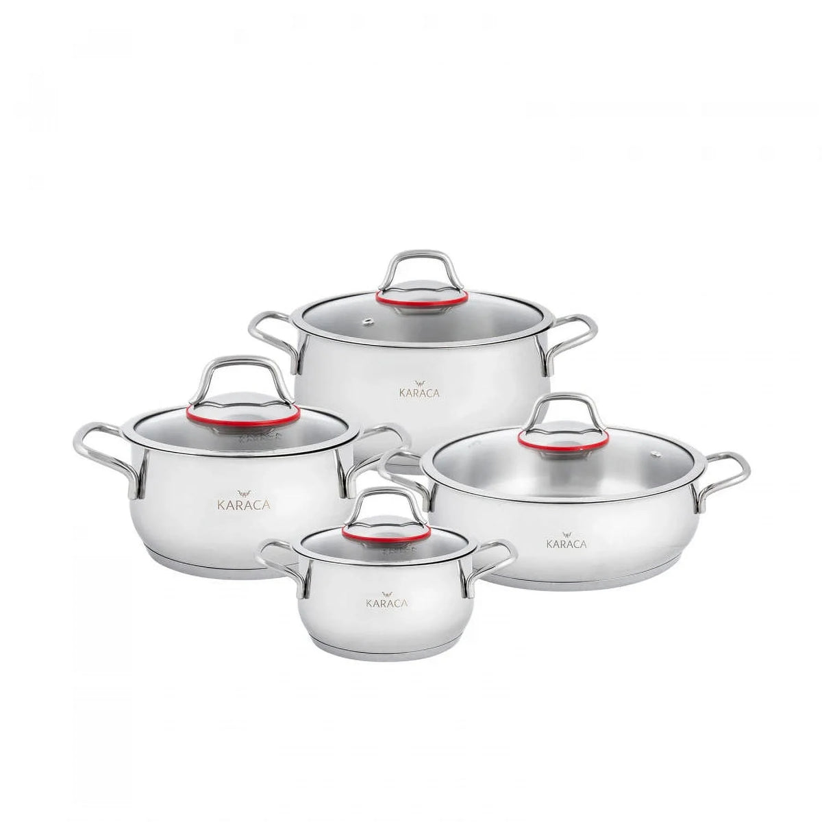 Stainless Steel 8 Pieces Cookware Set K26787