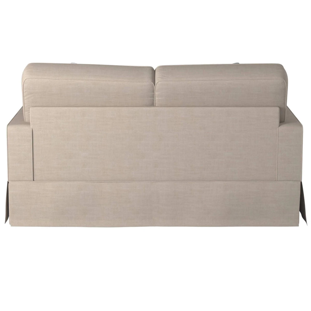 Linen Beige Fabric Slipcovered Loveseat X547