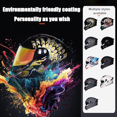 Bluetooth Modular Dual Visor Full Face Motorcycle Helmet V822753