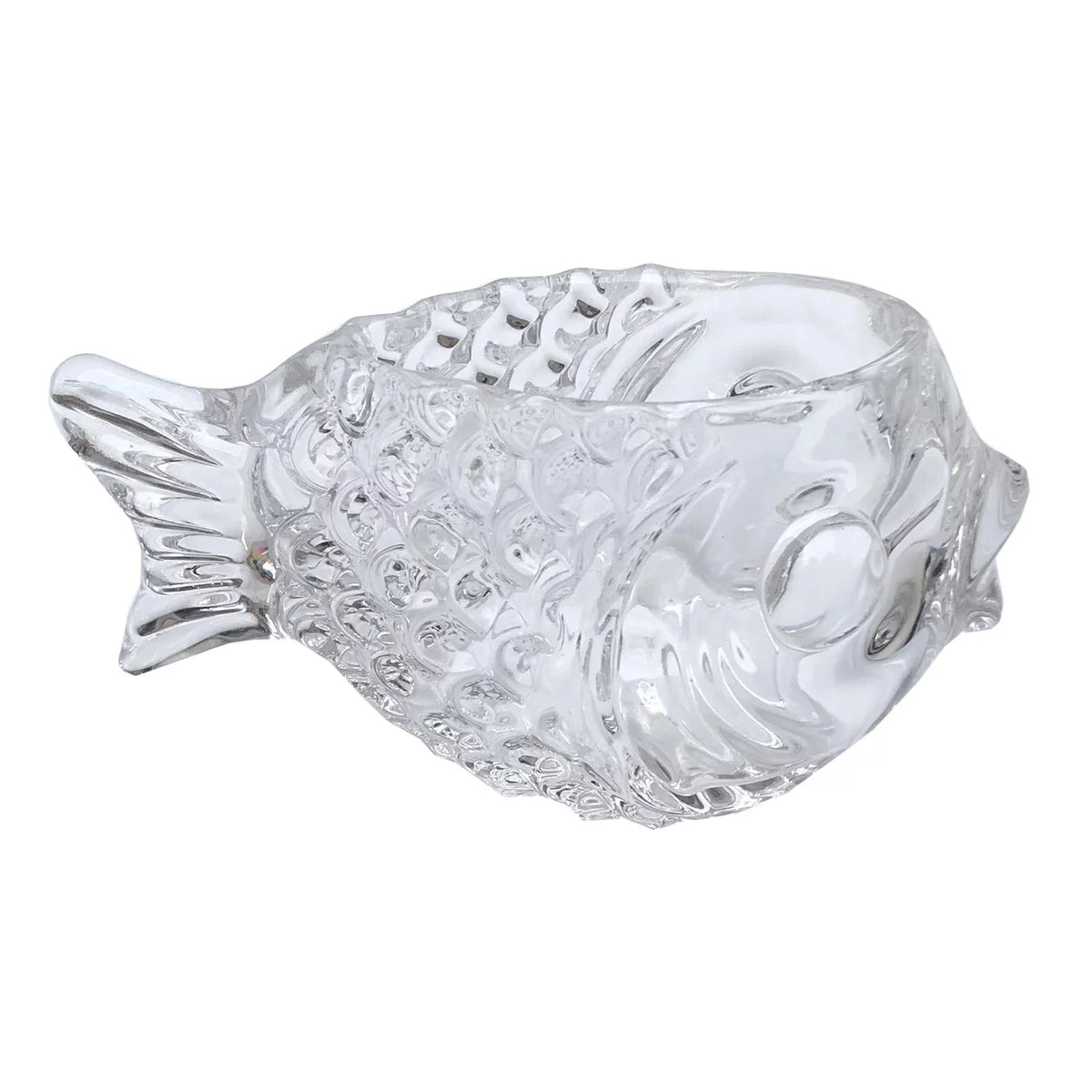 Clear Fish Shaped Cocktail Glassware M267