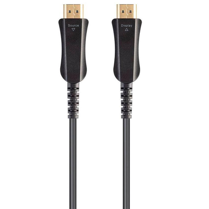 Black 30 Feet Fiber Optic HDMI Cable D944