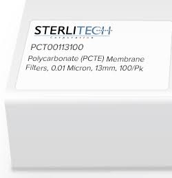 13mm 0.01 Micron Polycarbonate Membrane Filters 100/pk D72525
