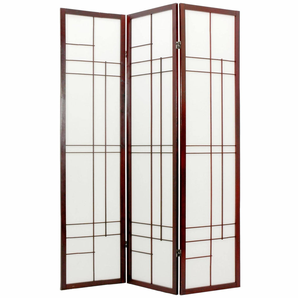 Black 3 Panel Shoji Screen E175972