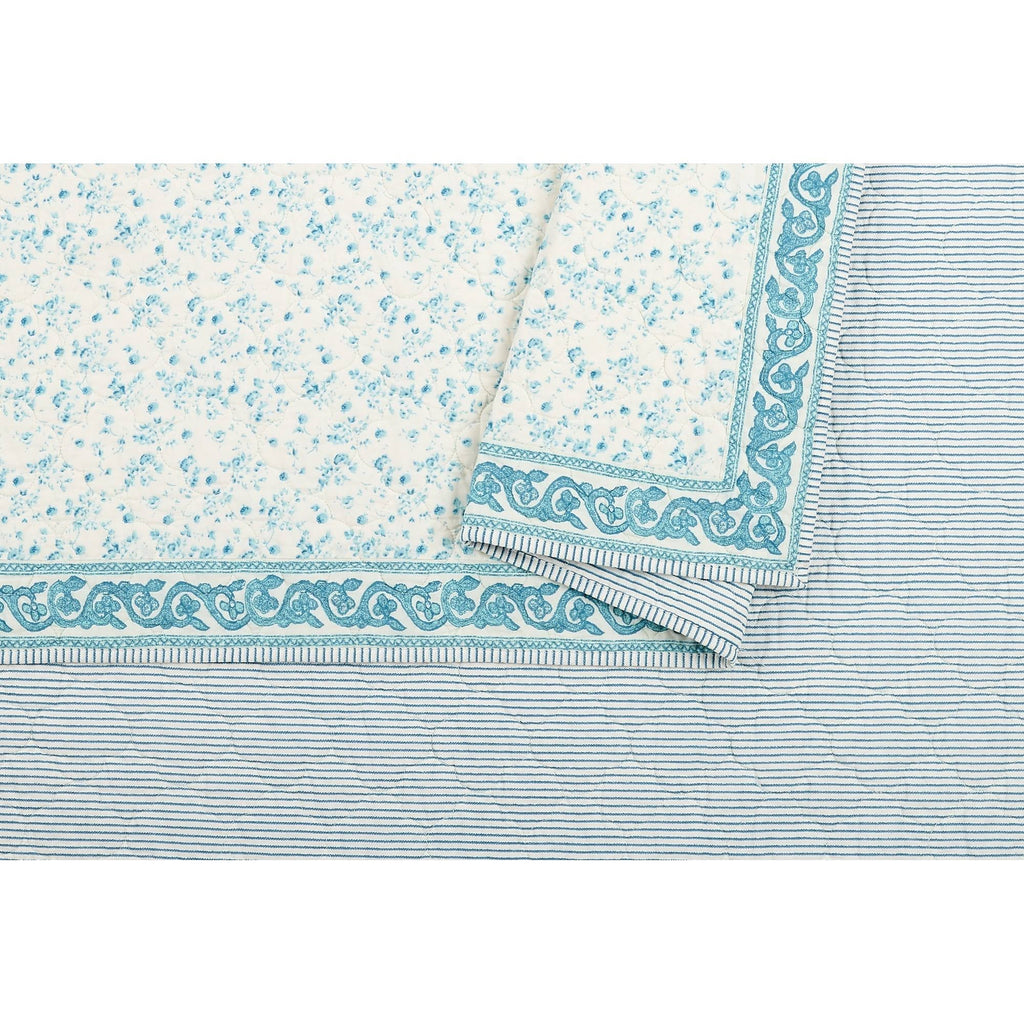 King Blue Quilt E215