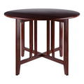 Solid Wood Round Double Drop Leaf Dining Table U76549