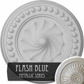 15 3/4 inch x 2 inch Ceiling Medallion Hand-Painted Flash Blue M934158