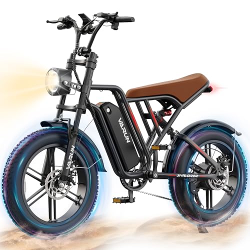 Electric Bike 750W 48V 13Ah Battery 20" Fat Tire F132587