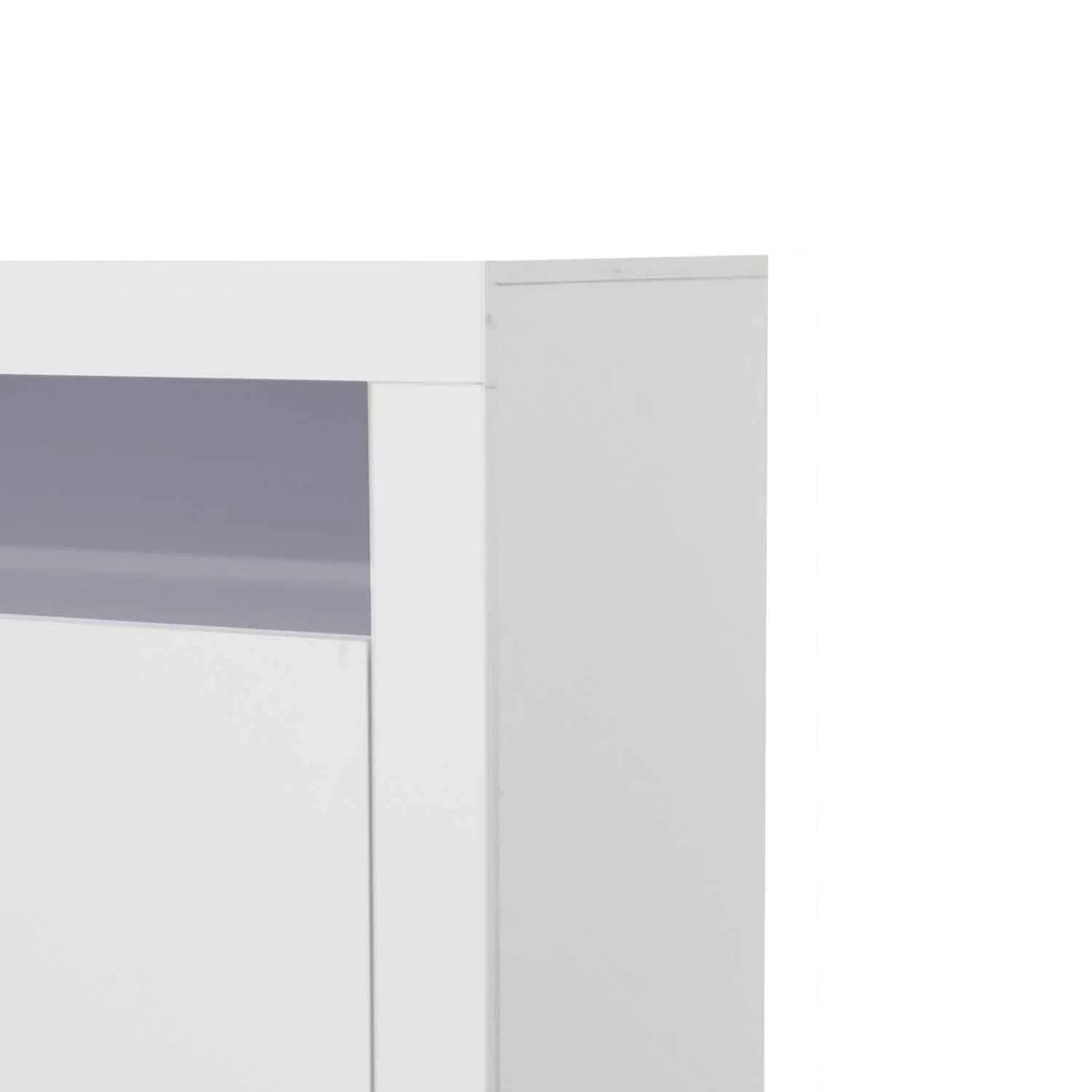 Wood Storage Cabinet with LED Light Z55517
