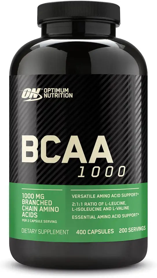BCAA Capsules 1000mg 400 Count J6400