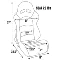 Ivory Vinyl Recliner F505705