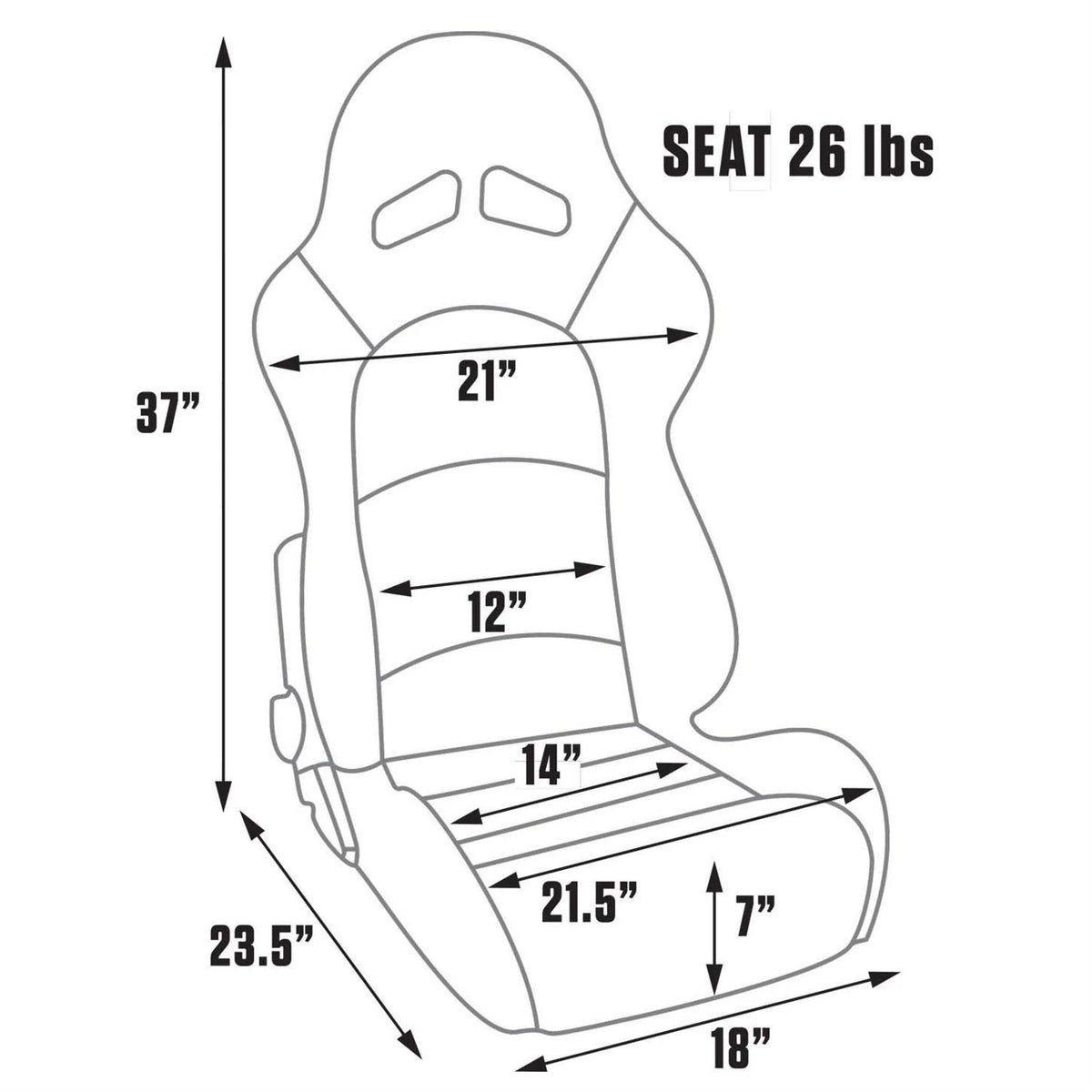 Ivory Vinyl Recliner F505705