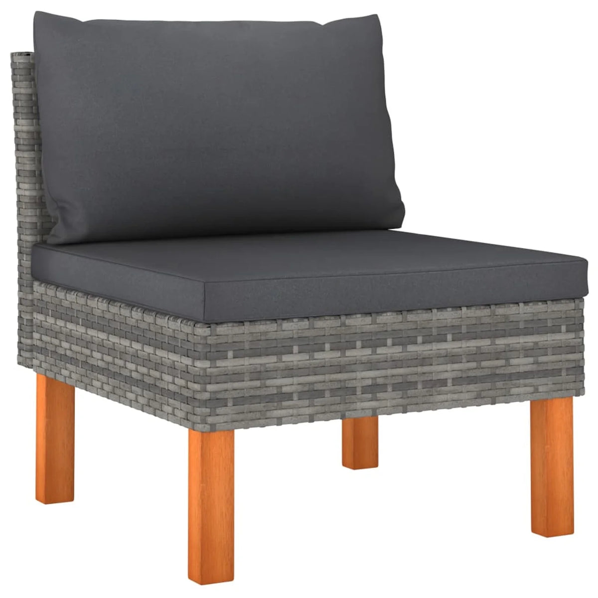 12 Piece Gray Poly Rattan Patio Conversation Set R770947