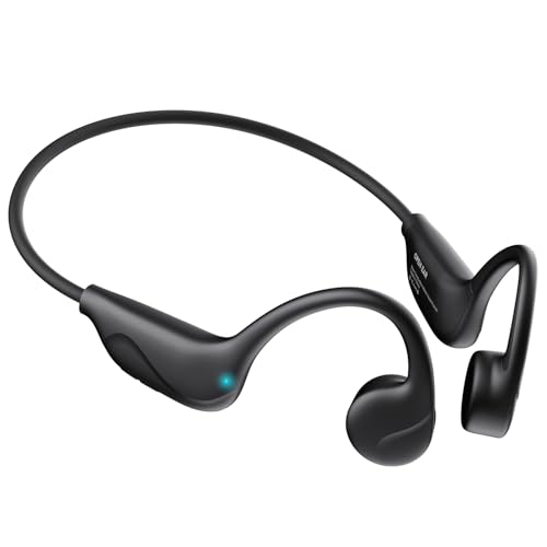 Bone Conduction Headphones Bluetooth Open Ear with Mic IPX5 Waterproof D3082