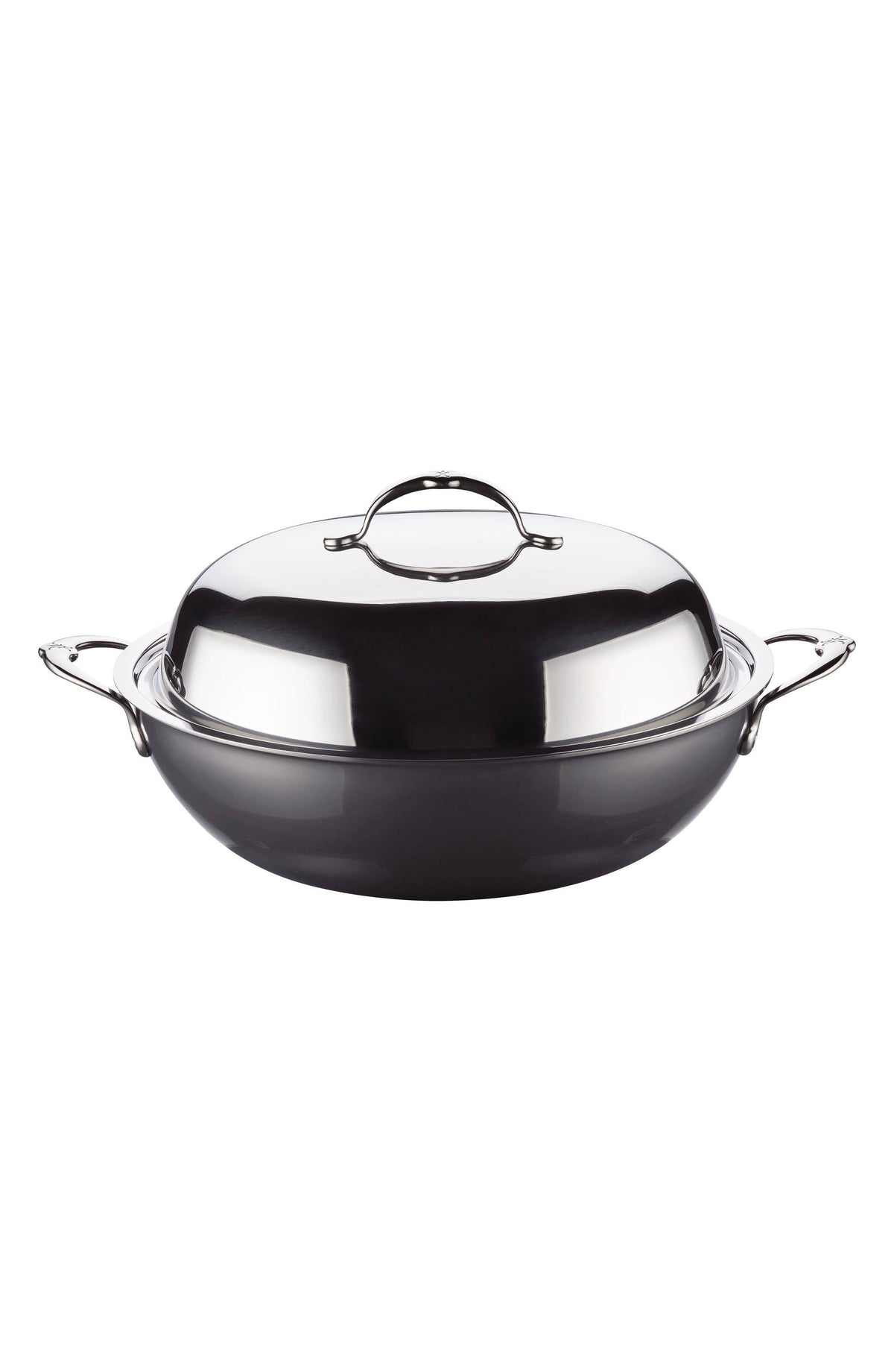 Stainless Steel Covered Wok F94640