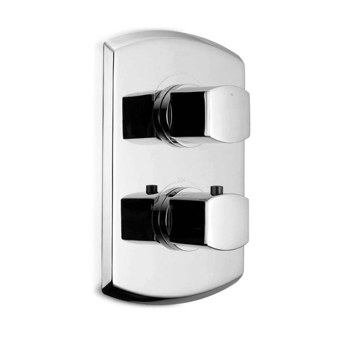 Polished Nickel Valve Trim with Dual Volume Control X269