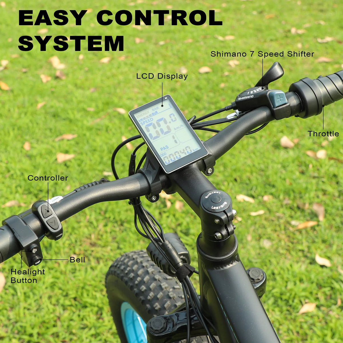Electric Bike 26 4 Fat Tire 500W 48V 13Ah 7-Speed B214078