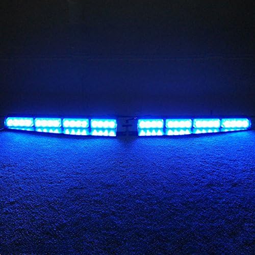 32 Watt Blue LED Emergency Strobe Light Bar N37290