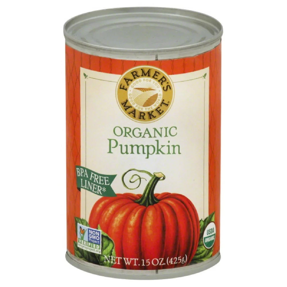Organic Pumpkin 15 oz Pack of 12 B9559