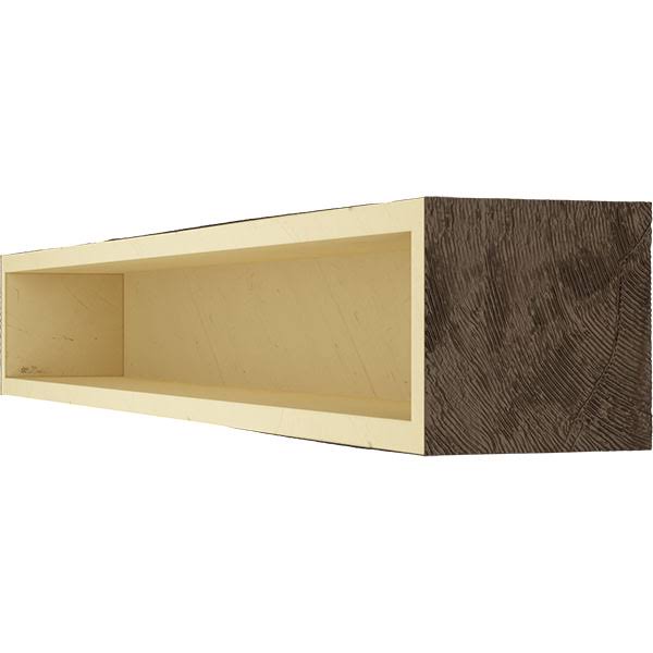 Natural Mahogany Faux Wood Fireplace Mantel M858034
