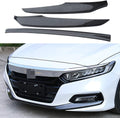 3PCS ABS Front Grille Cover Moulding Trim Front Bumper Lip (RED) Pack of 2 T32922