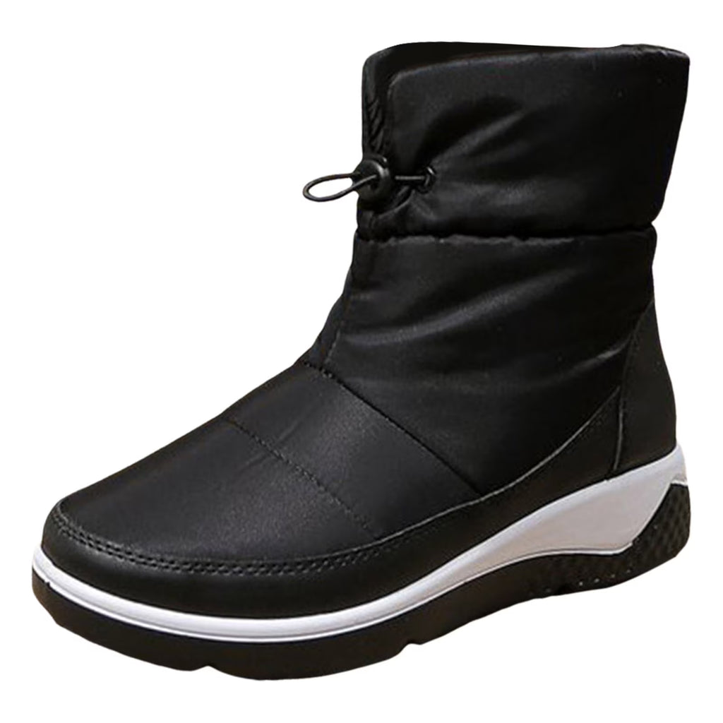 Snow Boots with Side Zippers Cotton Shoes Y517