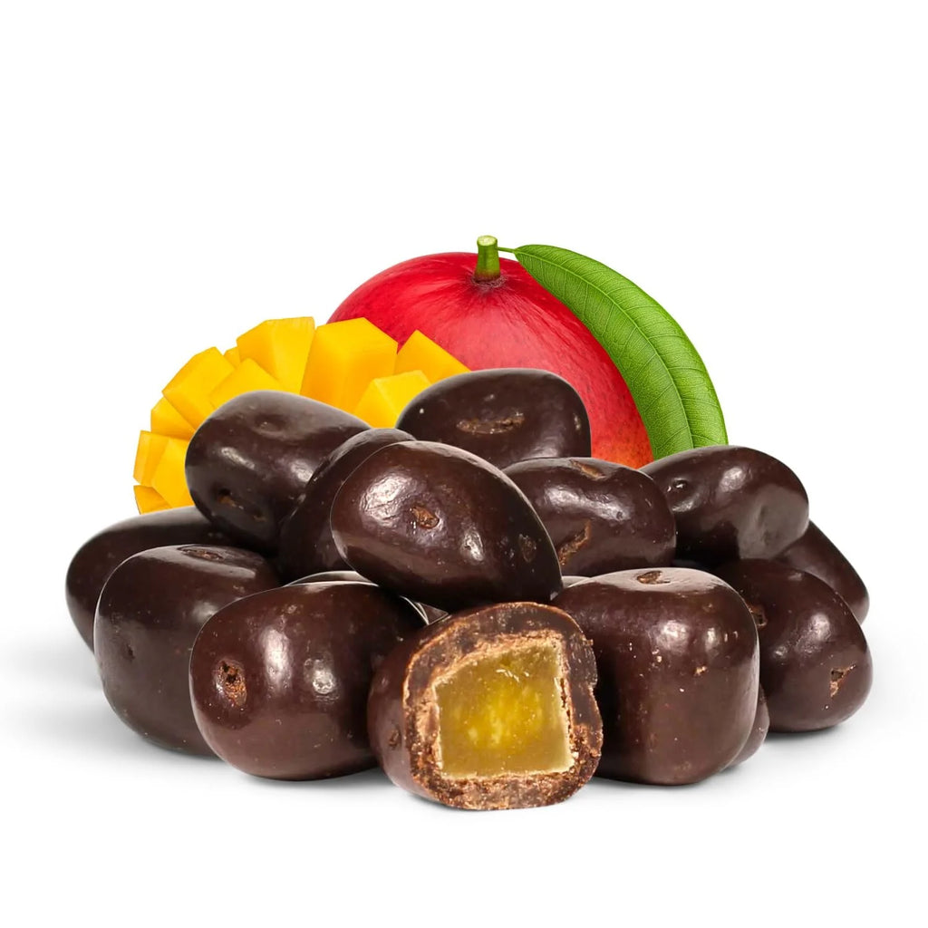 Dark Chocolate Covered Dried Mango 5 Lbs Bulk Bag T8224