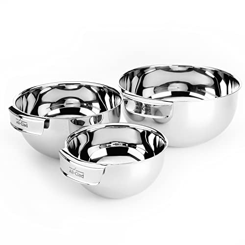 Stainless Steel Mixing Bowls Set 1.5, 3, 5 Quart R95923