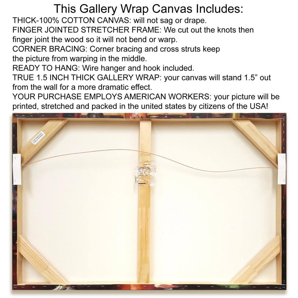 Textual Art on Wrapped Canvas P693