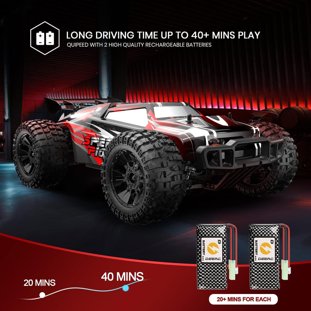 1:10 Scale 4WD Off Road RC Monster Truck with 2 Battery N26233