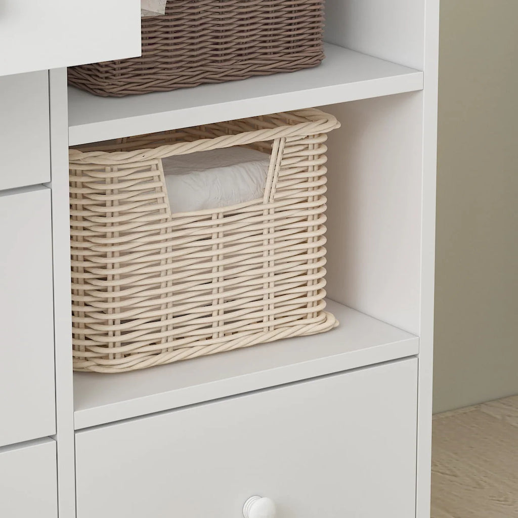 White 5 Drawer Baby Changing Table Dresser F531108