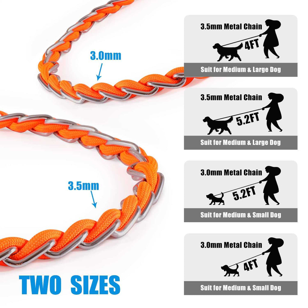 Chew Proof Metal Chain Dog Leash Y877664